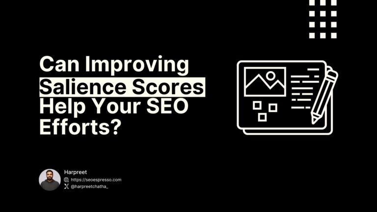 Salience Scores for SEO